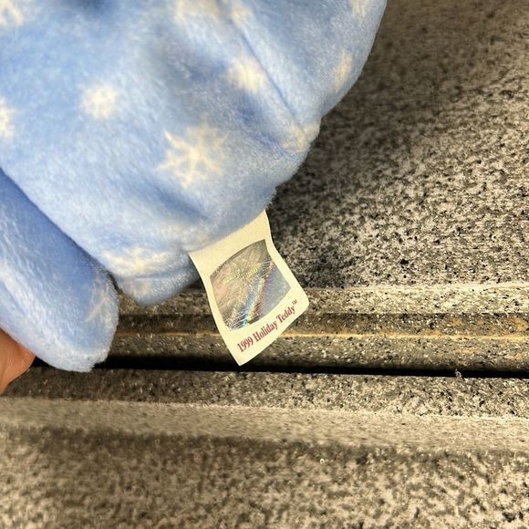 NWT 1999 Holiday Teddy TY Beanie Baby Rare Limited Edition Collectors - Picture 5 of 5